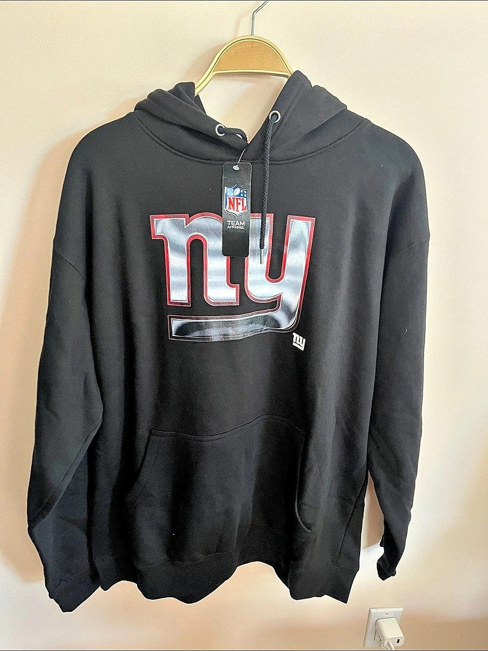 Fanatics New York Giants Eli Manning #10 hoodie NFL Hoodie Black XL NWT